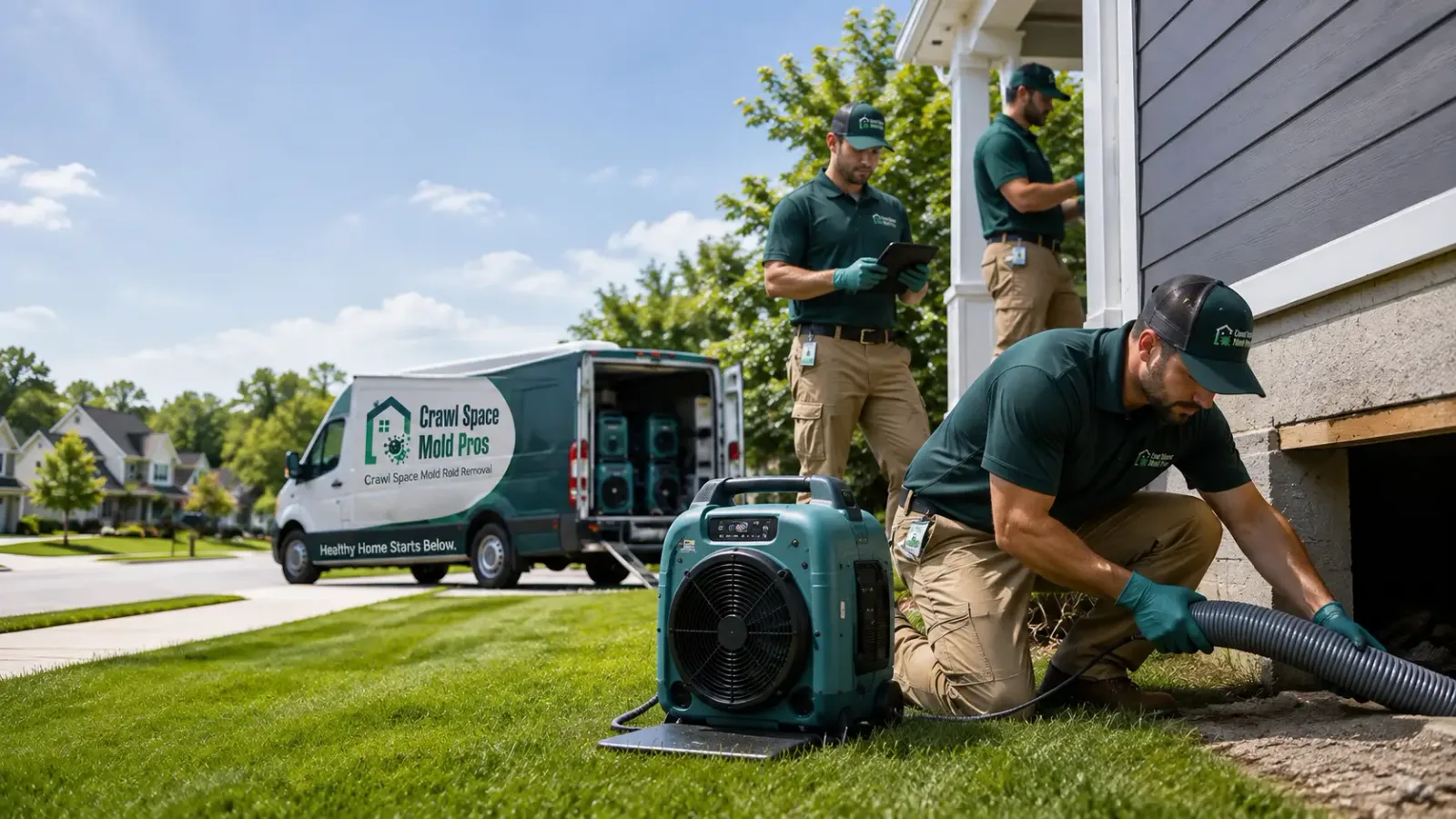 Crawl Space Mold Removal in Rindge, NH